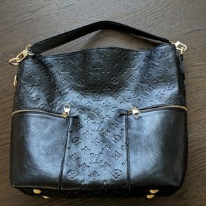 Black Leather Purse